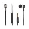 Sandberg Fülhallgató - Excellence Earphones (fekete-ezüst; mikrofon; 3.5mm jack; válasz gomb; 1,2m kábel)