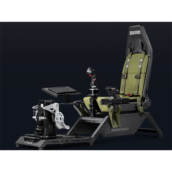 Next Level Racing Szimulátor cockpit - Boeing Flight Simulator Military Cockpit (ülés; tartó konzolok)