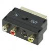 SCART Átalakító SCART (Male) - 3x RCA (Female) Adapter