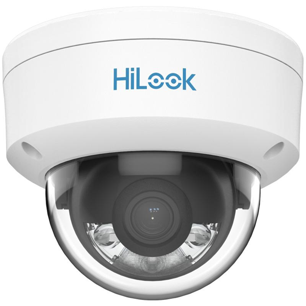 Hikvision HiLook IP dómkamera - IPC-D129HA (2MP, 2,8mm, kültéri, H265+, IP67, IK10, LED30m, ICR, DWDR, PoE)
