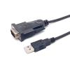 Equip Kábel - 133391 (USB-A to Serial (DB9), fekete, 1,5m)