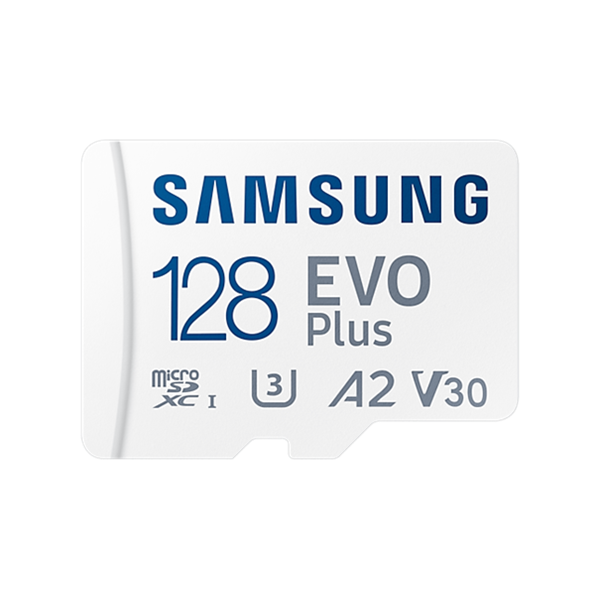 Samsung MicroSD kártya - 128GB MB-MC128SA/EU (EVO PLUS, microSDXC, UHS-I, R160, adapter, 128GB)